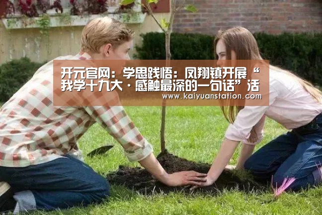 开元官网:学思践悟:凤翔镇开展“我学十九大·感触最深的一句话”活动(图3) 开元平台